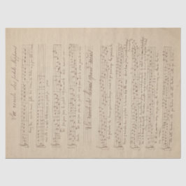 Muziek en Rozen Series Design 2 Tissuepapier