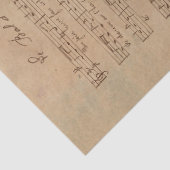 Muziek en Rozen Series Design 3 Tissuepapier (Detail)