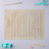 Muziek en Rozen Series Design 6 Tissuepapier (Craft)