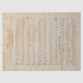 Muziek en Rozen Series Design 6 Tissuepapier