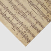 Muziek en Song Tissuepapier (Detail)