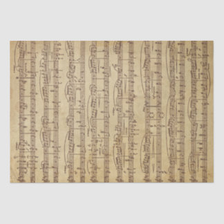 Muziek en Song Tissuepapier