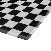 Muziek en toetsenbord zwart-wit snijplank (Hoek)