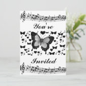 Muziek en vlinders_ kaart (Staand voorkant)