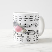 Muziek en zongvogel grote koffiekop (Voorkant rechts)