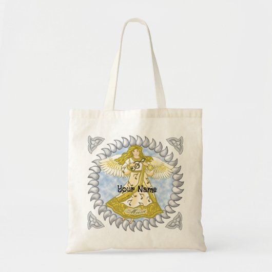 Muziek Engel boodschappentas Tote Bag (Voorkant)