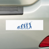 Muziek Evolutie Bumpersticker (Op auto)
