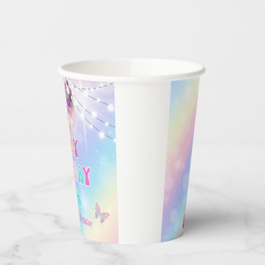 Muziek Fan In Mijn Verjaardagstijdperk Papieren Ko Papieren Bekers (Links)