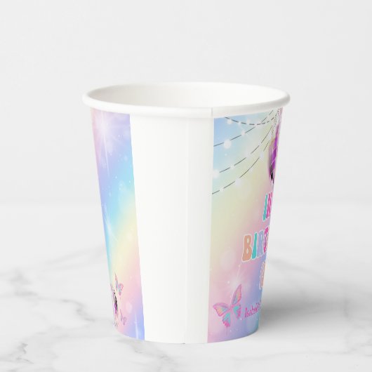 Muziek Fan In Mijn Verjaardagstijdperk Papieren Ko Papieren Bekers (Rechts)