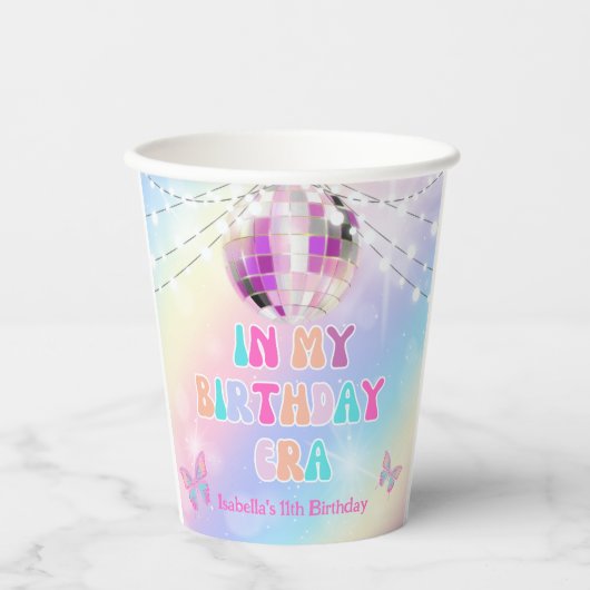 Muziek Fan In Mijn Verjaardagstijdperk Papieren Ko Papieren Bekers (Voorkant)