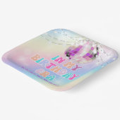 Muziek fan in mijn verjaardagstijdperk Verjaardags Papieren Bordje (Gebogen)