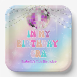 Muziek fan in mijn verjaardagstijdperk Verjaardags Papieren Bordje