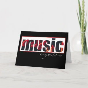 Muziek Felicitaties, Zwart Kaart