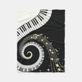 Muziek Fleece Deken (Voorkant)