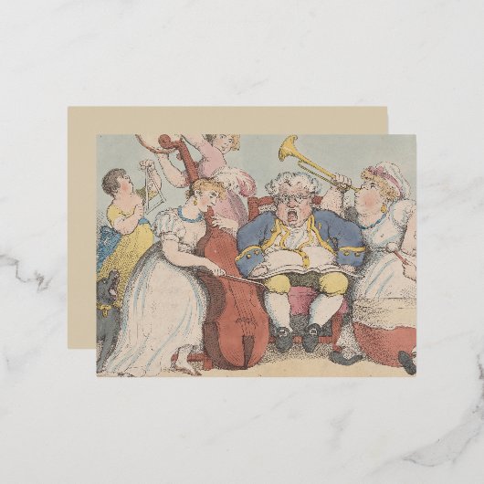 Muziek - Folie Briefkaarten (Voorkant / Achterkant)