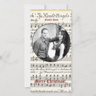 muziek Foto Kerst Kaart