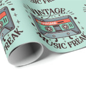 muziek freak cadeaupapier (Rol Hoek)