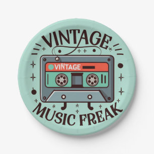 muziek freak papieren bordje