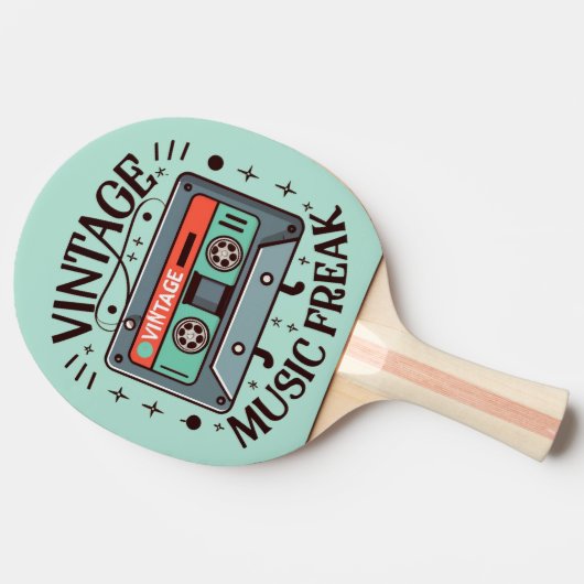  muziek freak tafeltennisbatje (Zijkant)