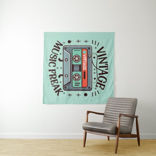  muziek freak wandkleed (In Situ (horizontaal))
