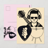 Muziek Galore Briefkaart (Voorkant / Achterkant)