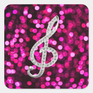 Muziek Gclef sticker