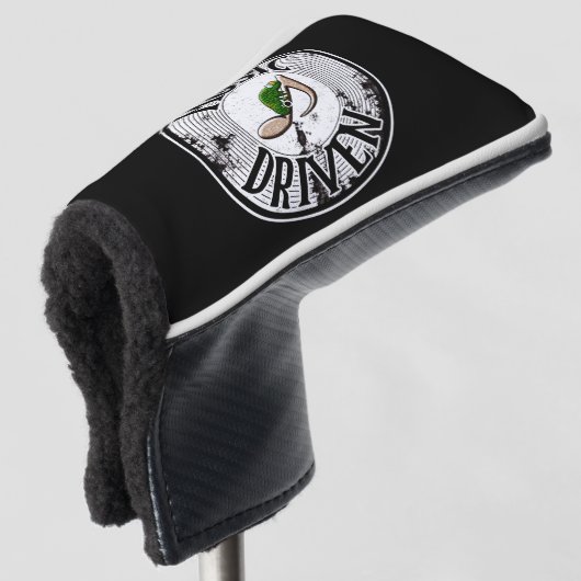 Muziek gedreven  golfheadcover (3/4 voorkant)