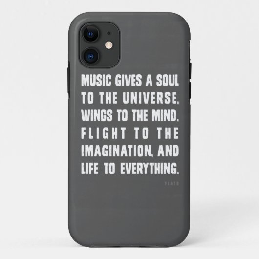 Muziek geeft een oplossing aan het universum Case-Mate iPhone case (Achterkant)