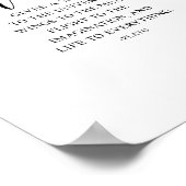 Muziek geeft een oplossing aan het universum, Plat Poster (Hoek)