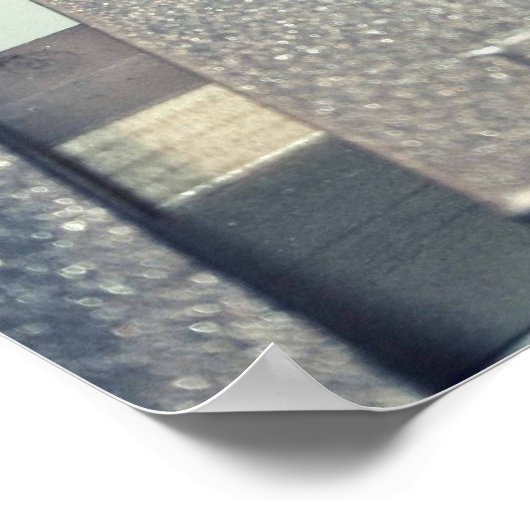 Muziek geeft een roos poster (Hoek)