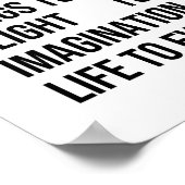 Muziek geeft een sol aan het universum poster (Hoek)