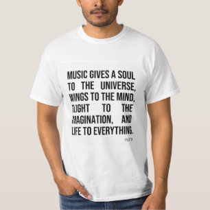 Muziek geeft een sol aan het universum t-shirt