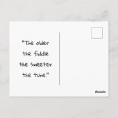 Muziek Geeft Een Ziel Aan Het Universum, Plato Cit Briefkaart (Achterkant)