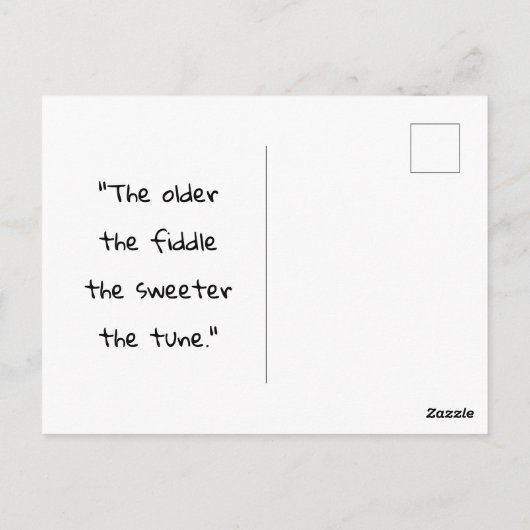 Muziek Geeft Een Ziel Aan Het Universum, Plato Cit Briefkaart (Achterkant)