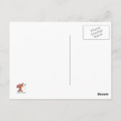 Muziek geeft mijn ziel weer Muziek Nota Bird Briefkaart (Achterkant)