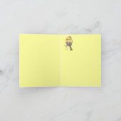 Muziek geeft mijn zielenvleugels met Bird Kaart (Binnen)