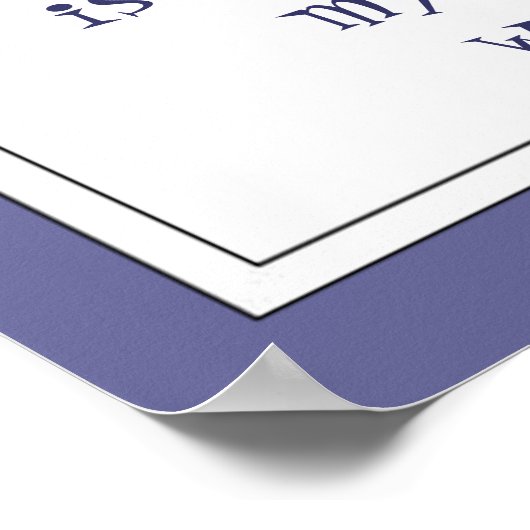 Muziek geeft mijn zielenvleugels met Bird Poster (Hoek)