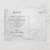 Muziek Geëvenaarde Foto Hartelijk dank Briefkaart (Achterkant)