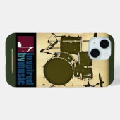 muziek geïnspireerd - een drum Case-Mate iPhone case (Achterkant (horizontaal))