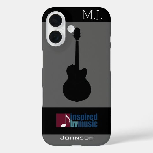 muziek geïnspireerd / gitaar Case-Mate iPhone case (Achterkant)