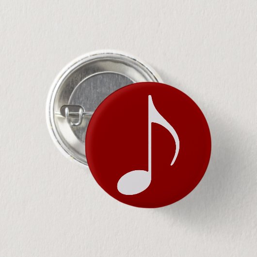 muziek geïnspireerd ronde button 3,2 cm (Voorkant /achterkant)