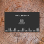 Muziek- & geluidstechnicus Visitekaartje