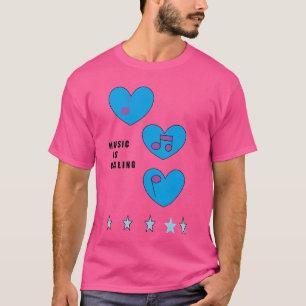 Muziek geneest t-shirt