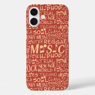 Muziek Genres Word Collage hoesjes