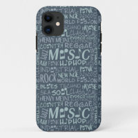 Muziek Genres Word Collage hoesjes