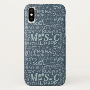 Muziek Genres Word Collage hoesjes