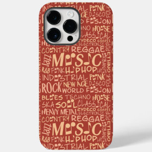 Muziek Genres Word Collage hoesjes