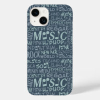 Muziek Genres Word Collage hoesjes