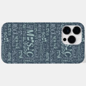 Muziek Genres Word Collage hoesjes (Achterkant (horizontaal))