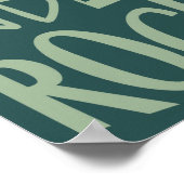 Muziek Genres Word Collage poster (Hoek)